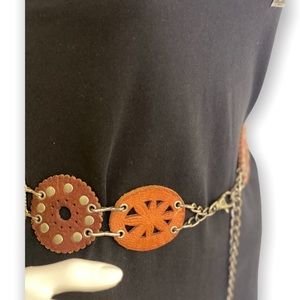 Genuine Leather Flower Belt